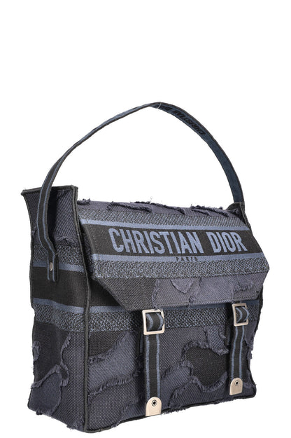 Christian Dior Diorcamp Messenger Camouflage Canvas Navy Black Rovelle Bags