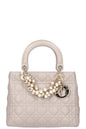 Christian Dior Lady Dior Bag Medium Cannage Grey Rovelle Bags