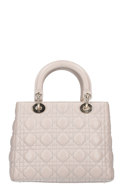 Christian Dior Lady Dior Bag Medium Cannage Grey Rovelle Bags
