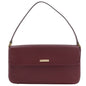 BURBERRY Shoulder Bag leather Bordeaux one belt Hobo Women