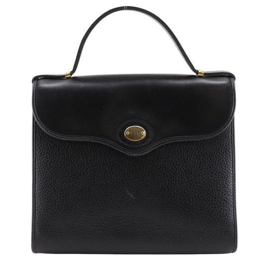 Christian Dior Handbag Calfskin black One handle CD logo Women Rovelle Bags