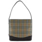 BURBERRY Shoulder Bag Canvas, Leather Brown Nova Check Women