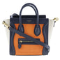 CELINE Shoulder Bag Calfskin black Luggage nano shopper Women