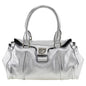 CELINE Handbag Calfskin Silver With logo Women