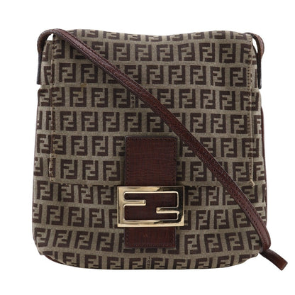 Fendi Zucchino Nylon Canvas Shoulder Bag Rovelle Bags