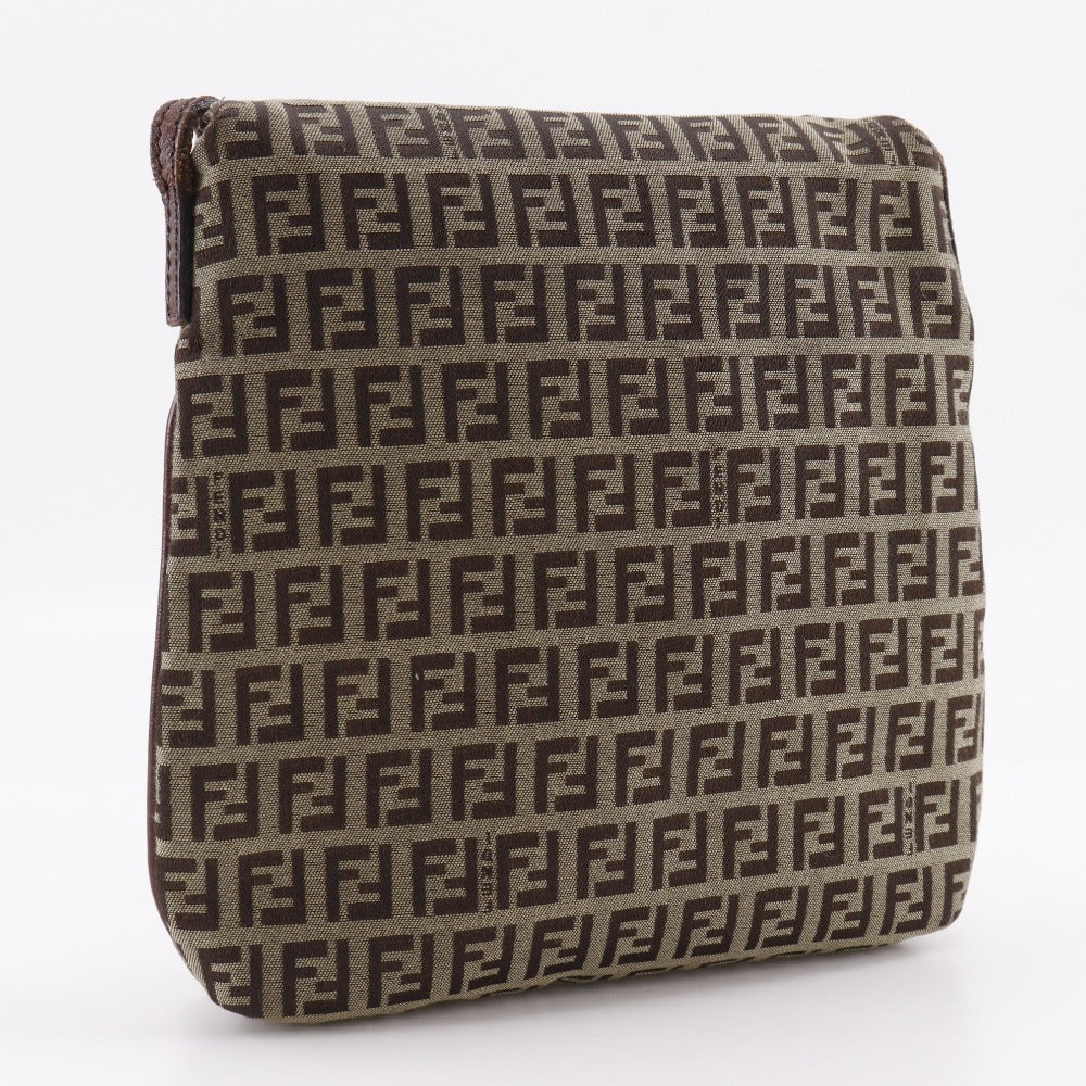 Fendi Zucchino Nylon Canvas Shoulder Bag Rovelle Bags