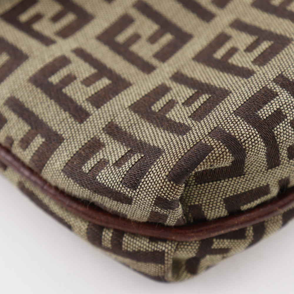 Fendi Zucchino Nylon Canvas Shoulder Bag Rovelle Bags