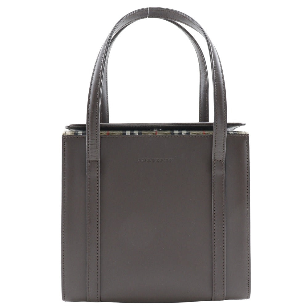 Burberry Box Nova Leather Handbag