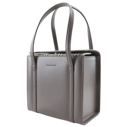 Burberry Box Nova Leather Handbag