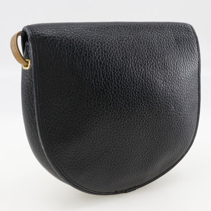 Christian Dior Shoulder Bag Calfskin black Pochette CD logo Women Rovelle Bags