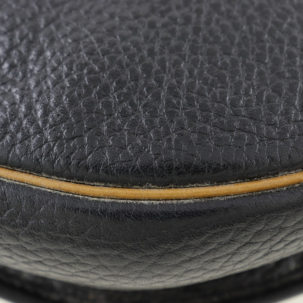 Christian Dior Shoulder Bag Calfskin black Pochette CD logo Women Rovelle Bags