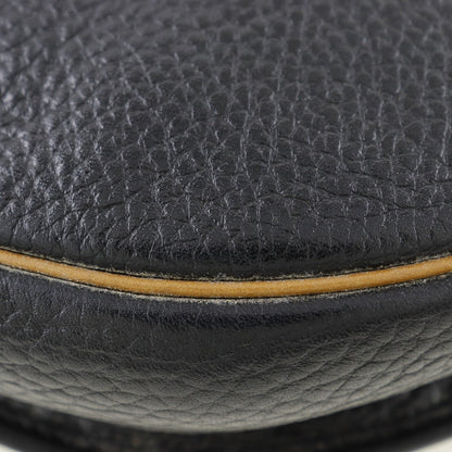 Christian Dior Shoulder Bag Calfskin black Pochette CD logo Women Rovelle Bags