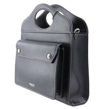Burberry Leather Black Shoulder Bag Style 5