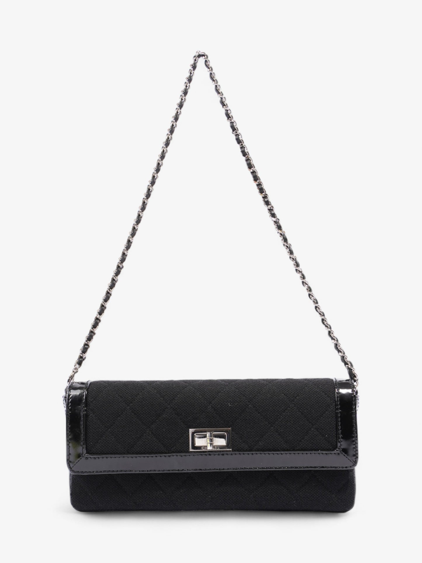 Chanel Mademoiselle East West Black Canvas Rovelle Bags