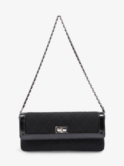 Chanel Mademoiselle East West Black Canvas Rovelle Bags