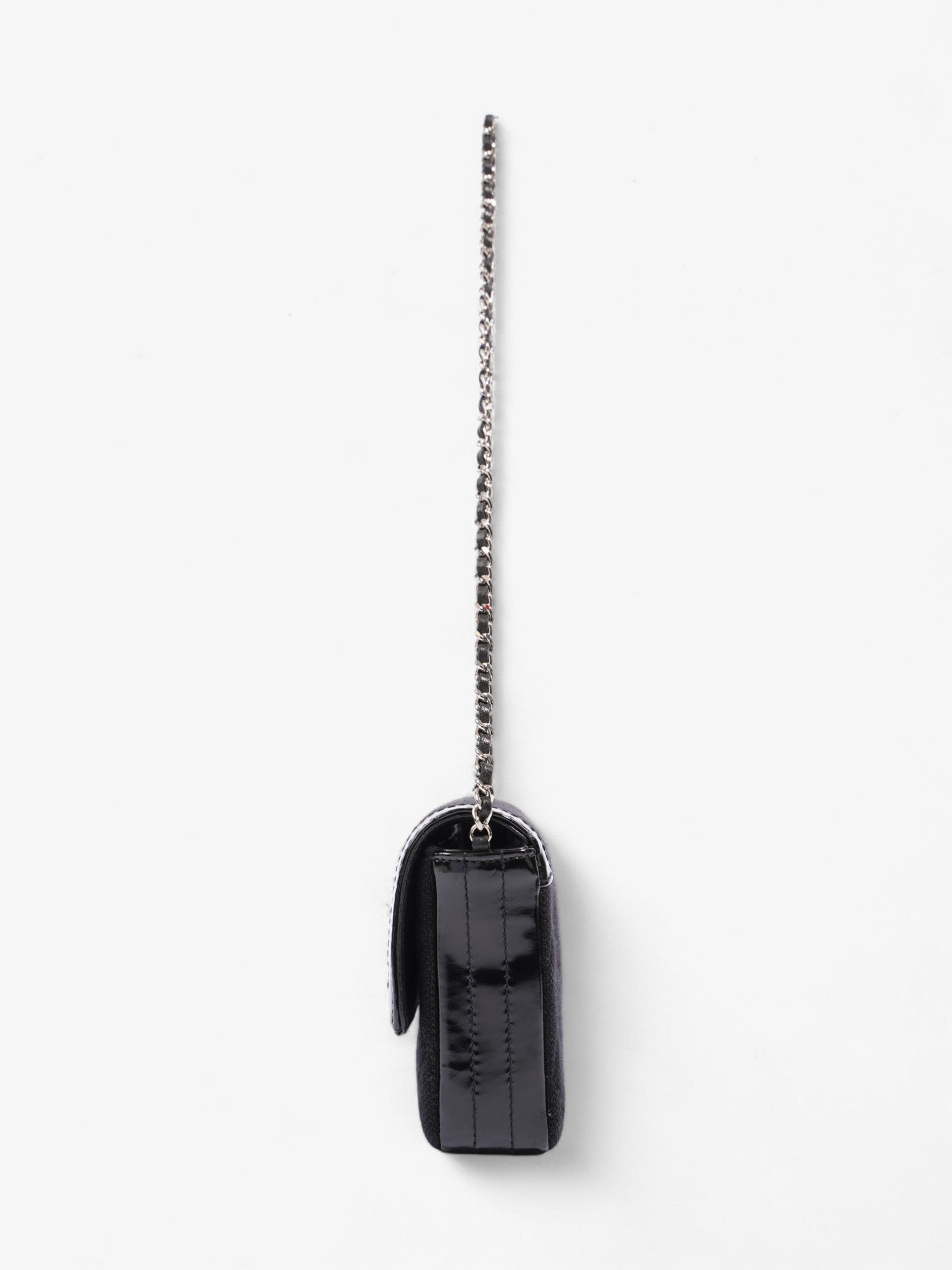 Chanel Mademoiselle East West Black Canvas Rovelle Bags