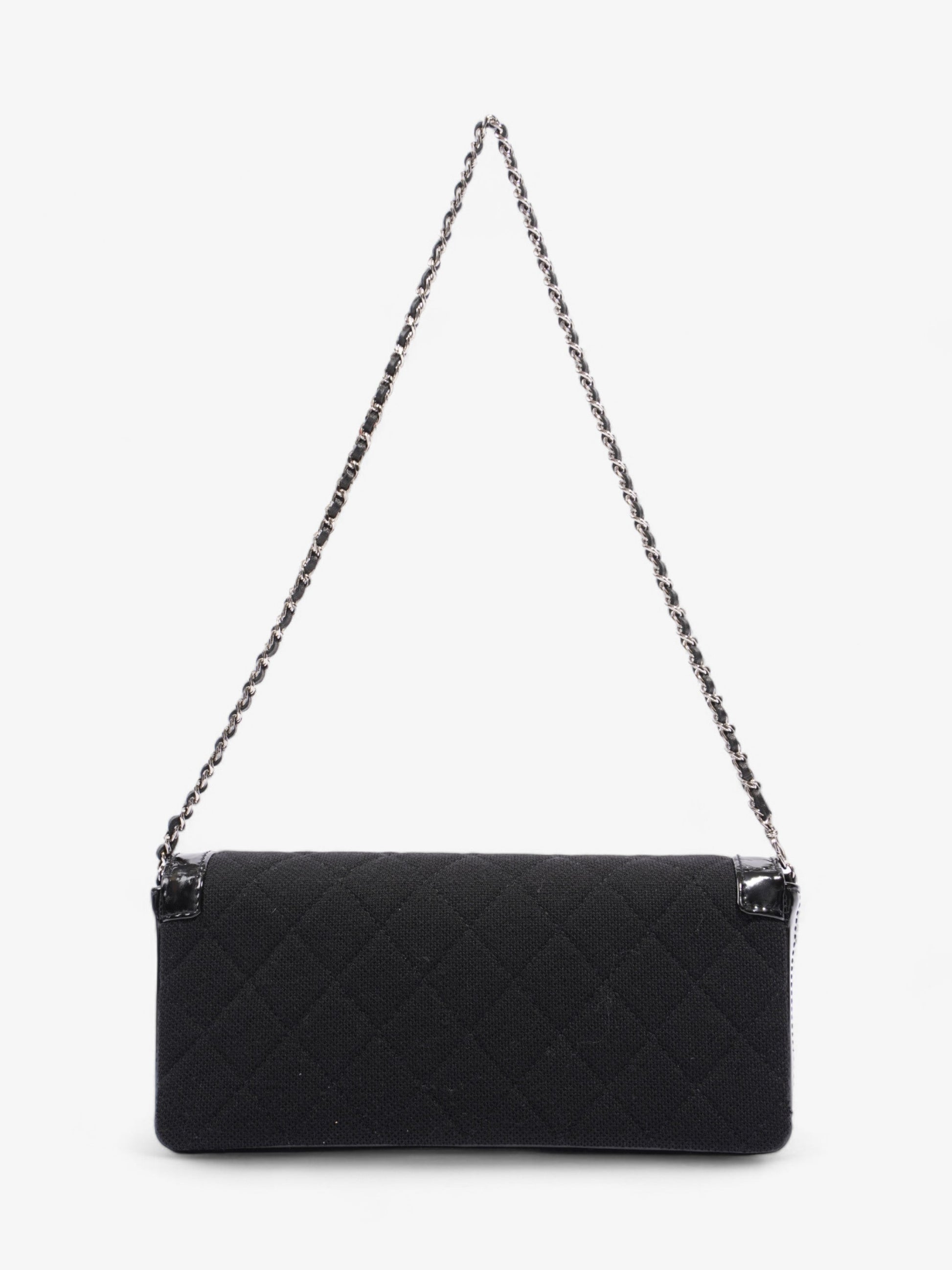 Chanel Mademoiselle East West Black Canvas Rovelle Bags