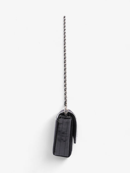 Chanel Mademoiselle East West Black Canvas Rovelle Bags