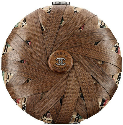 Chanel Luxury Tweed Beige Handbag Rovelle Bags