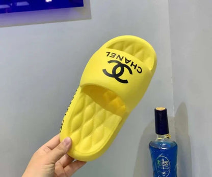 Chanel Slippers EVA Soft Summer Beach Slides Thick Sole