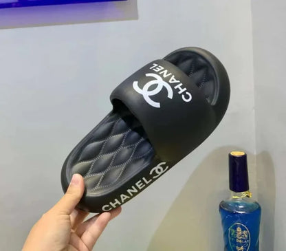 Chanel Slippers EVA Soft Summer Beach Slides Thick Sole