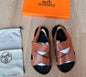 Hermes Leather Electric Sandals