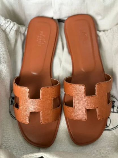 Designer Hermes Oran H Cut Sandals