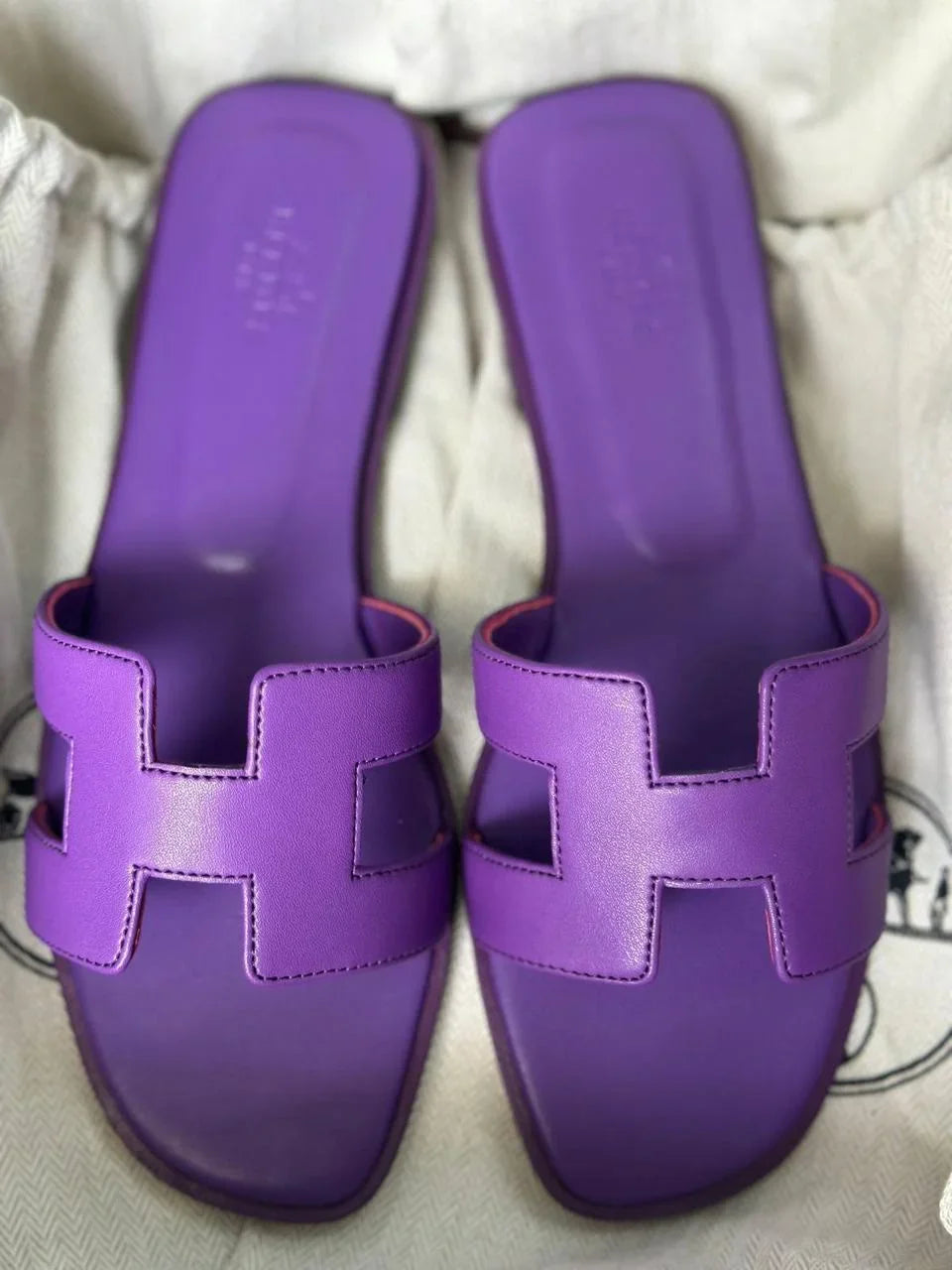 Designer Hermes Oran H Cut Sandals