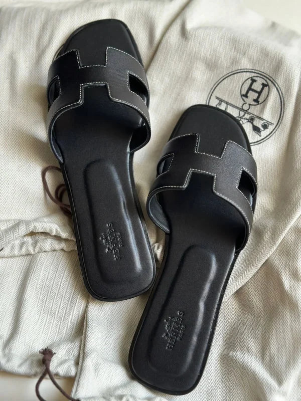 Designer Hermes Oran H Cut Sandals