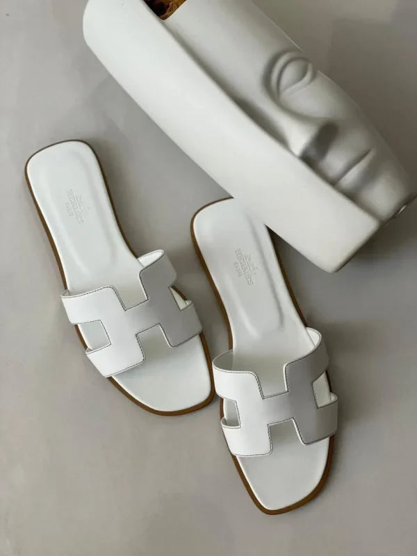 Designer Hermes Oran H Cut Sandals