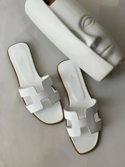 Designer Hermes Oran H Cut Sandals
