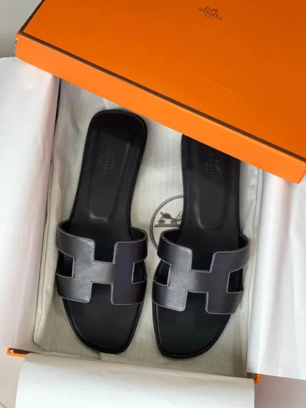 Designer Hermes Oran H Cut Sandals