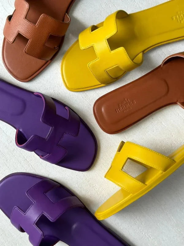 Designer Hermes Oran H Cut Sandals