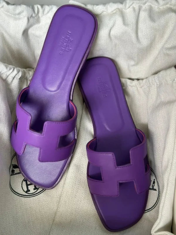 Designer Hermes Oran H Cut Sandals