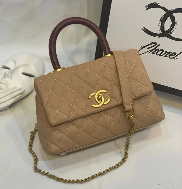 Chanel Coco Handle Green Bag
