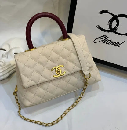 Chanel Coco Handle Green Bag