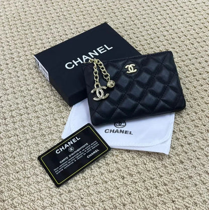 Chanel Wallet With Chain Logo
