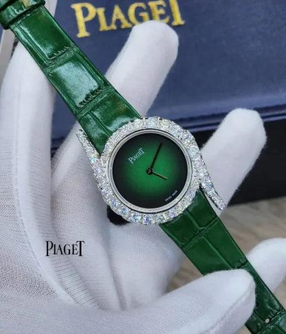 Piaget Limelight Gala Watch In White Gold Set With 20 Cut Diamonds