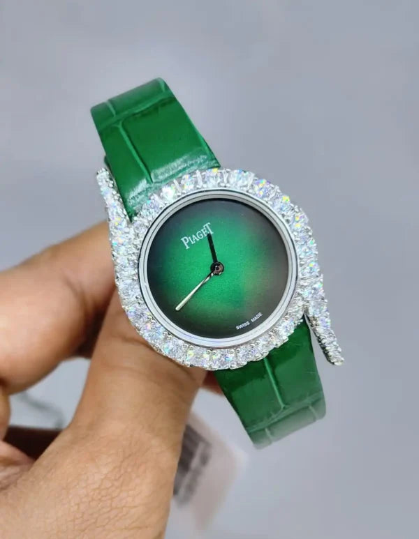 Piaget Limelight Gala Watch In White Gold Set With 20 Cut Diamonds