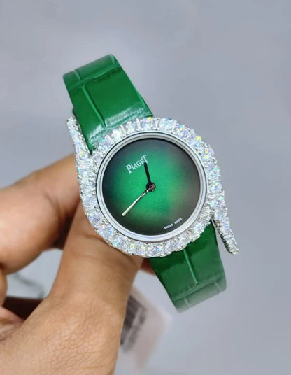 Piaget Limelight Gala Watch In White Gold Set With 20 Cut Diamonds