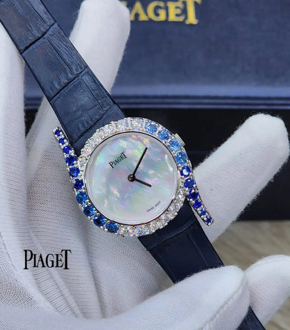 Piaget Limelight Gala Watch In White Gold Set With 20 Cut Diamonds