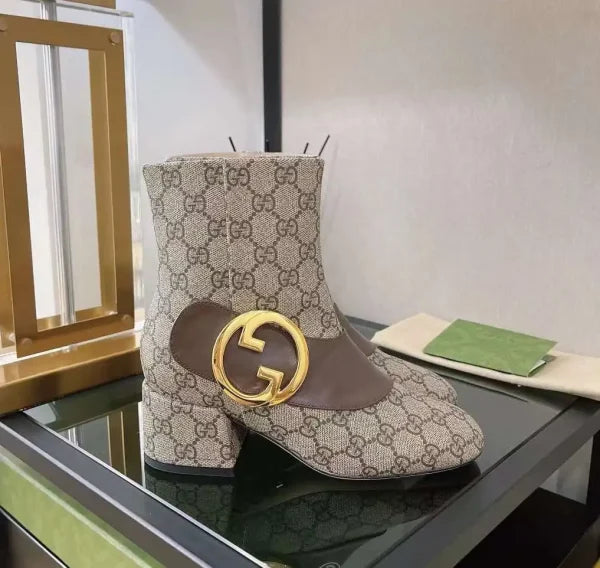 Gucci Blondie Logo Ankle Boot
