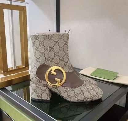 Gucci Blondie Logo Ankle Boot