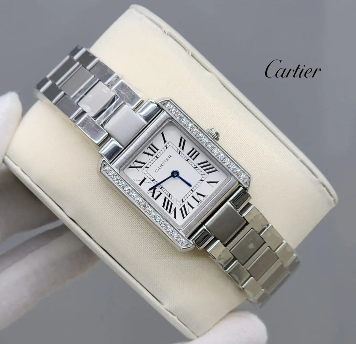 Cartier Tank Anglaise Quartz Rose Gold Watch