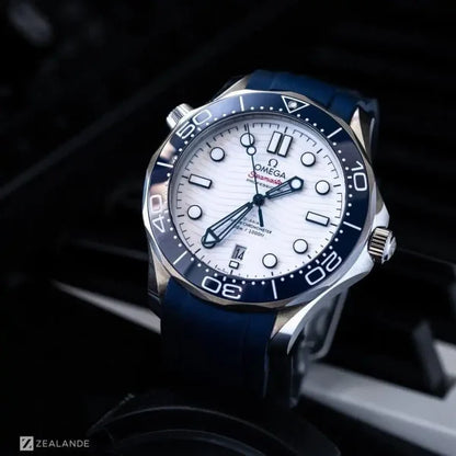 Omega Black Yellow Gold And Stainless Steel Seamaster Chronometer Men鈥檚 Watch