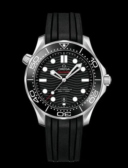 Omega Black Yellow Gold And Stainless Steel Seamaster Chronometer Men鈥檚 Watch