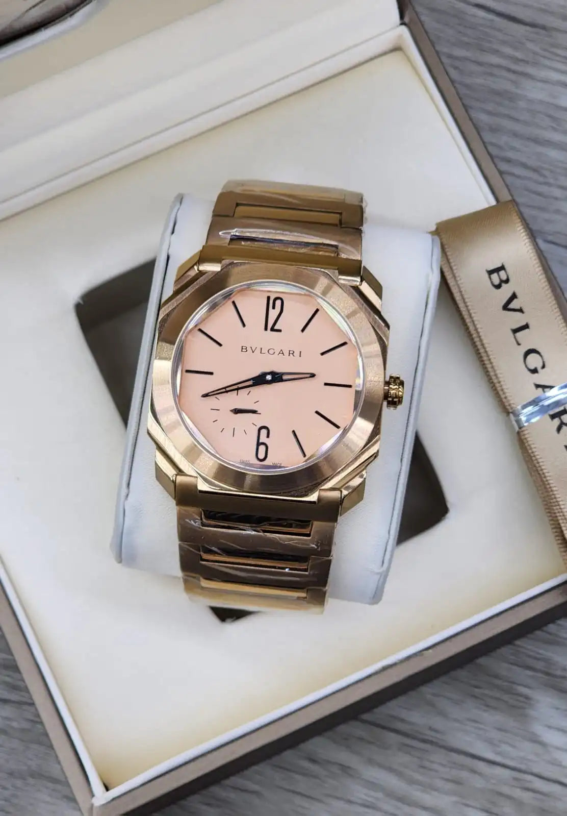 Bvlgari Rose Gold Octo Finissimo Watch