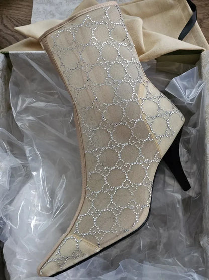 Gucci Women鈥檚 GG Mid-Heel Boot