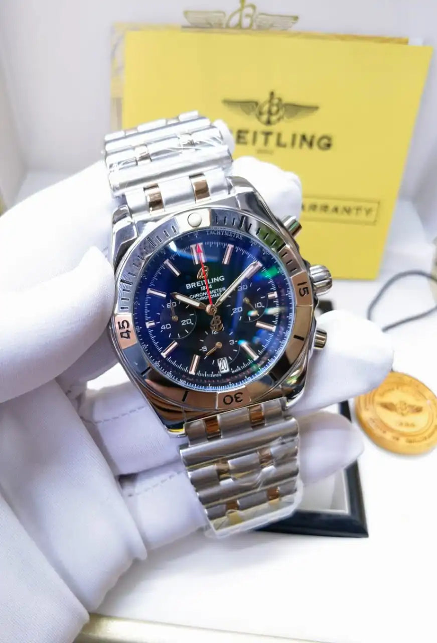 Round Breitling Chronomat Mens Watch