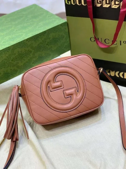 Gucci Blondie Leather Shoulder Bag